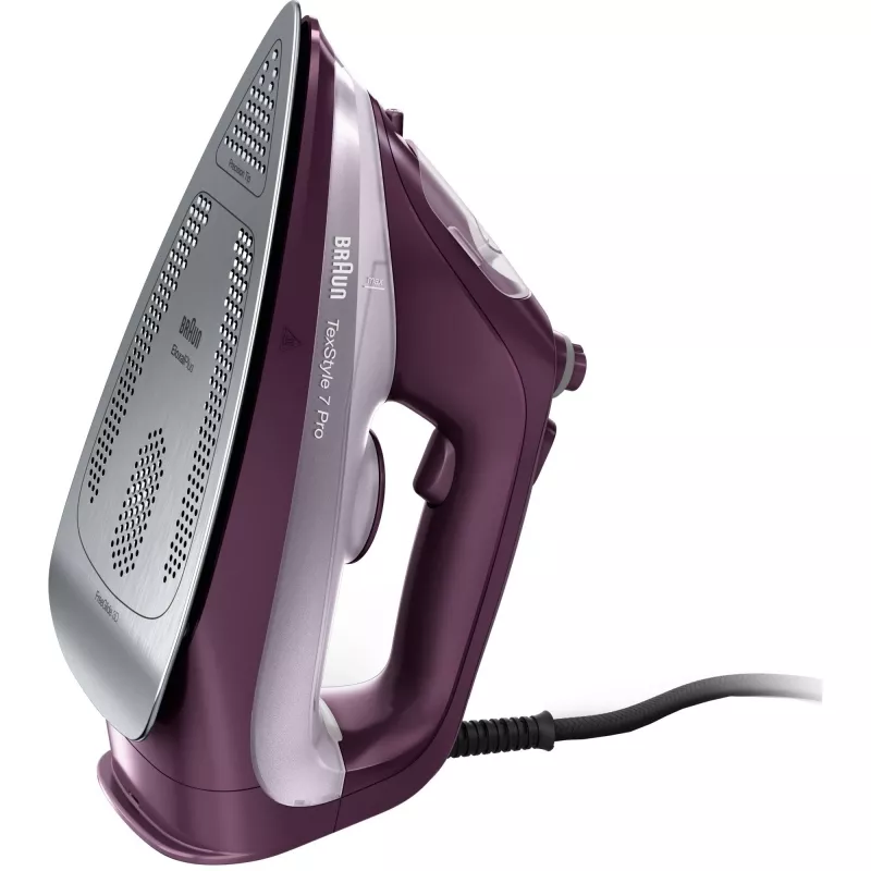 Braun TexStyle 7 Pro SI 7181 VI Bügeleisen Dampfbügeleisen EloxalPlus-Bügelsohle 3100 W Violett