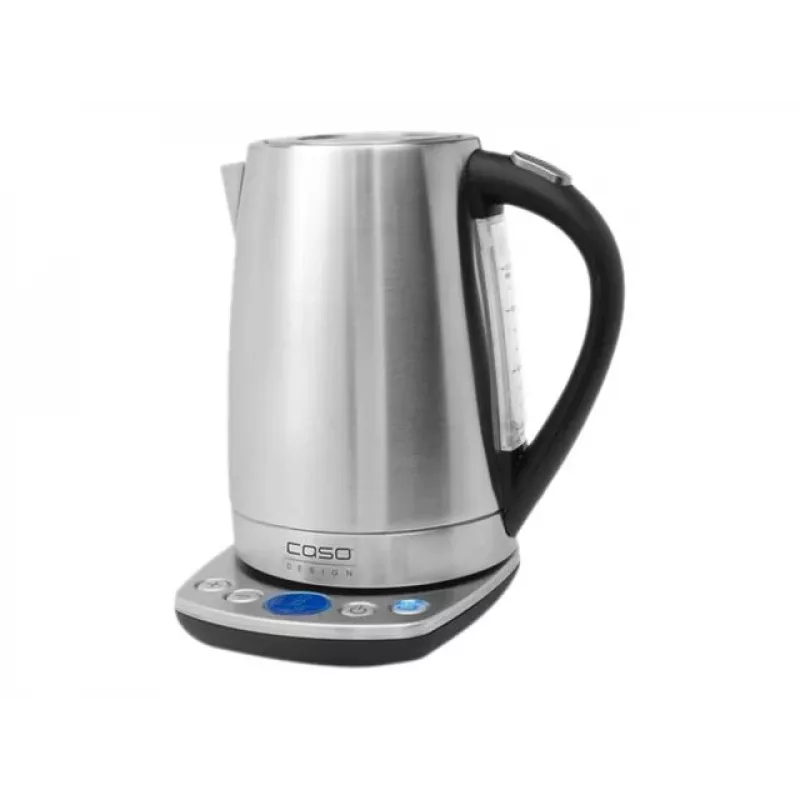 Elektrischer Wasserkocher Caso 1,7 l 2200 W Schwarz Edelstahl