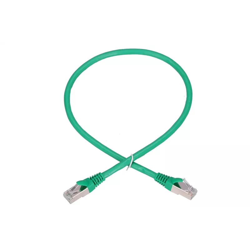 Netzwerkkabel Extralink LAN Patchkabel Kat.6 FTP RJ-45 Cat6 0,5m Grün