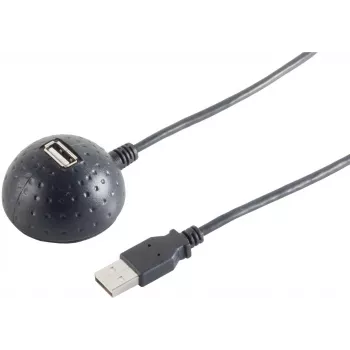 USB-Kabel S/CONN 13-50017 1,5 m USB 2.0 Schwarz