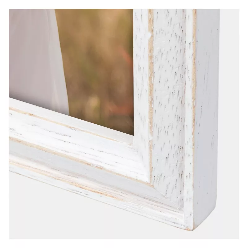 ZEP Rosel White 13x18 Wood Portrait AC257W