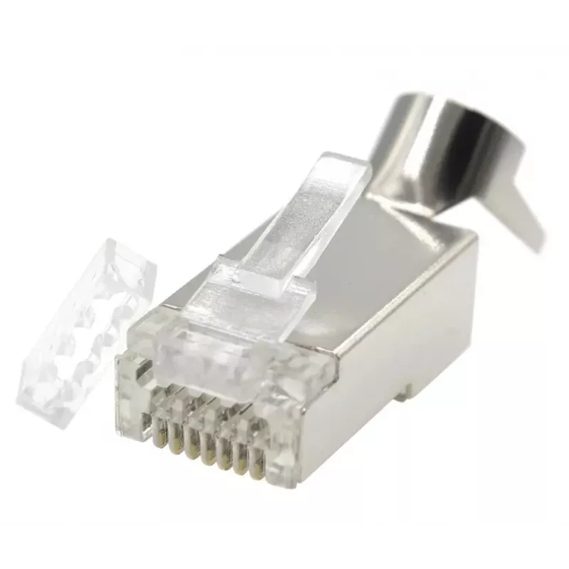 RJ45-Steckverbinder GEMBIRD CAT7 8P8C vergoldet 15µm FTP/SFTP 50er-Pack