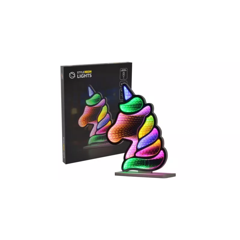 Neonlichter MANTA Style UNICORN MASNL134MT mit Tunneleffekt – dekoratives LED-Panel für Raumbeleuchtung