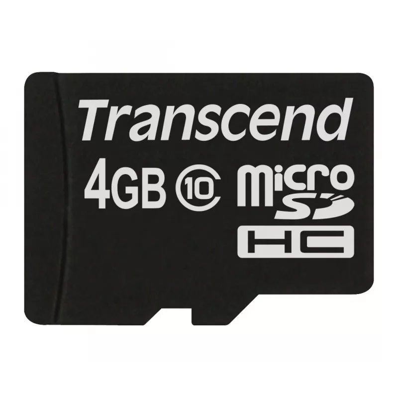 Flash-Speicher Transcend 4GB MicroSDHC Class 10 TS4GUSDC10