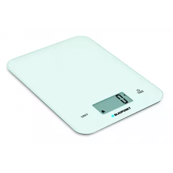 Küchenwaage BLAUPUNKT FKS401 — weiß, max. 10 kg, 1 g Genauigkeit, Touch-Bedienung