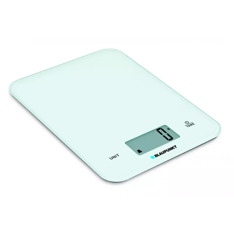 Küchenwaage BLAUPUNKT FKS401 — weiß, max. 10 kg, 1 g Genauigkeit, Touch-Bedienung
