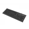 Kabelgebundene Full-Size-Tastatur NATEC Moray ES mit USB, Spanisch QWERTY, 105 Tasten, ID-Kartenleser, 1,5 m Kabel, Schwarz
