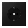 Steckdose Typ F Jung LS 1520 KI SWM — 1-modulig, 2P, 16A, 250V, schwarz