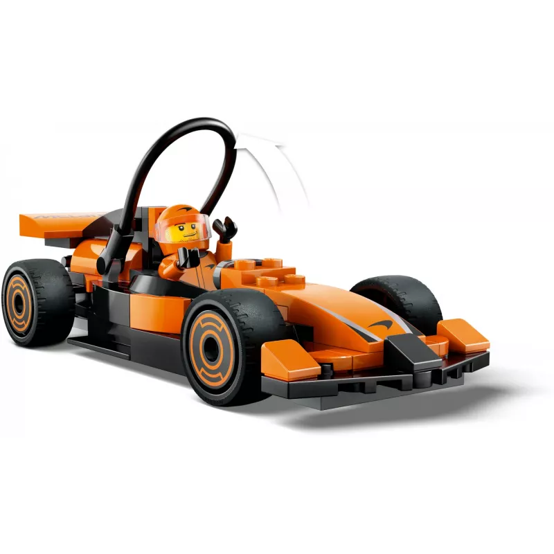 LEGO City F1 Racer McLaren Racing Car 60442 — Bauset, 86 Teile, 1 Minifigur, ab 6 Jahren