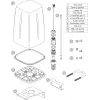 Omnidirektionale Antenne Teltonika PR1IC970 0,617-4,3 GHz Wi-Fi