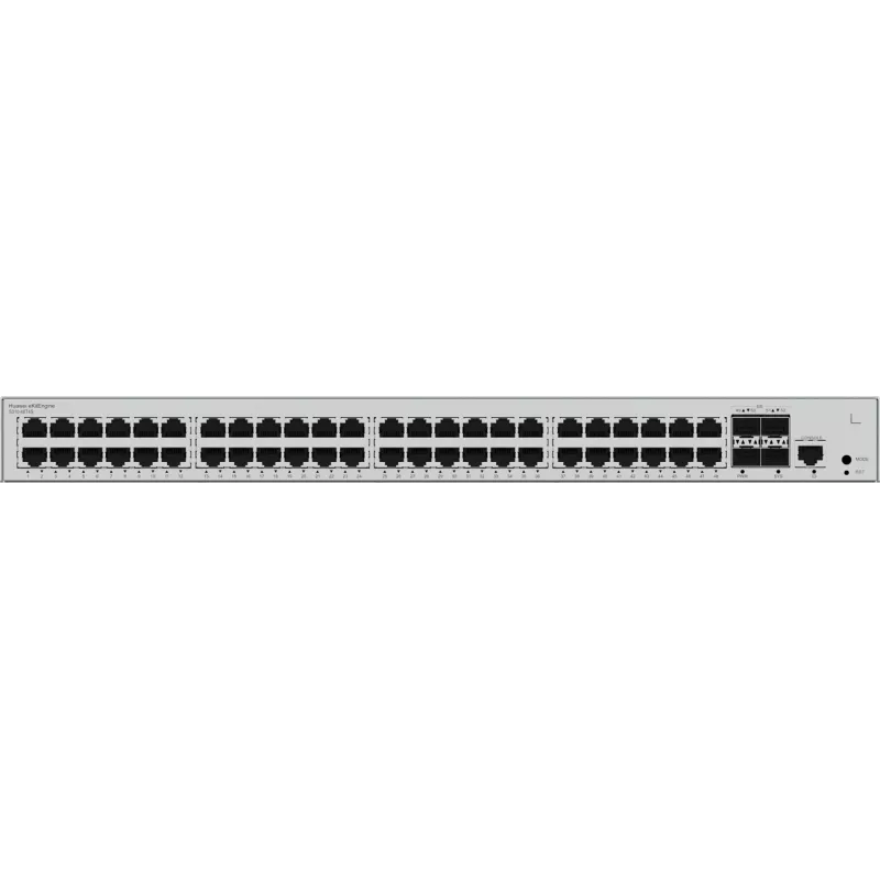 Switch HUAWEI CloudEngine S310-48T4S — 48x Gigabit Ethernet (10/100/1000), 1U, RJ-45 Konsole, grau
