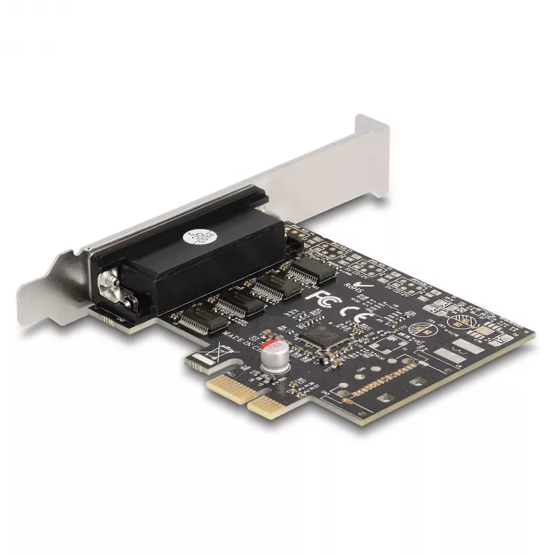 DeLOCK 66324 Interner RS-232 VGA Adapter PCIe Buchse Schwarz
