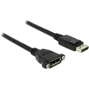DisplayPort-Kabel DeLOCK 85114 1 m M-W Schwarz