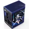 Computer-Gehäuse HYTE Y70 Hoshimachi Suisei blau Hartglas — Mid-Tower-ATX-Gehäuse mit Hartglas-Paneelen