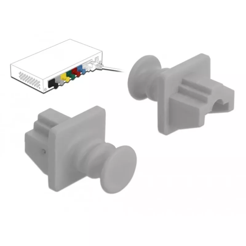 Staubschutzkappe DeLOCK 86508 RJ-45 10 Stück