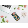 Handyhülle iKins für iPhone XS Max — Mosaikmuster, schwarz