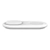 Belkin WIZ021VFWH - 2-in-1 kabelloses Ladepad mit Qi2-Technologie 15 W, Weiß