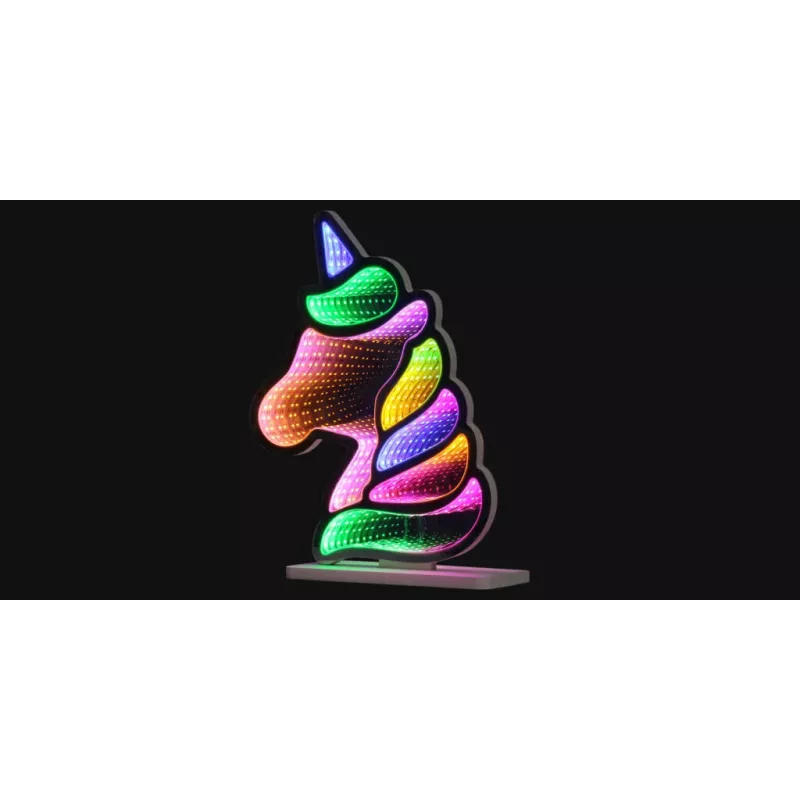 Neonlichter MANTA Style UNICORN MASNL134MT mit Tunneleffekt – dekoratives LED-Panel für Raumbeleuchtung