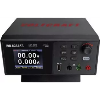 VOLTCRAFT DSP-3010 Labornetzteil, einstellbar 0 - 30 V 0 - 10 A 300 W USB Slave-Funktion Anzahl Ausgänge 1 x (VC-12231815)