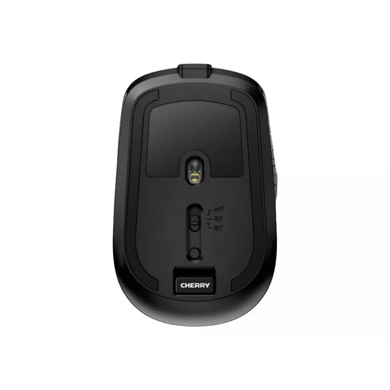 CHERRY DW 9100 schlank Tastatur Maus inbegriffen Universal RF Wireless + Bluetooth AZERTY Französisch Schwarz