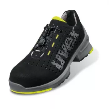 Sicherheitsschuhe Uvex 85438 Unisex Erwachsene Schwarz Limette Polyurethan Mikrovelours