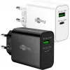 Goobay USB-C PD GaN Dual-Schnellladegerät 30 W schwarz (75335)