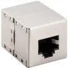Wentronic Goobay CAT 5e RJ45-Steckverbinder/Kupplung – bis 100 MHz-Netzwerke, geschirmt (15027)