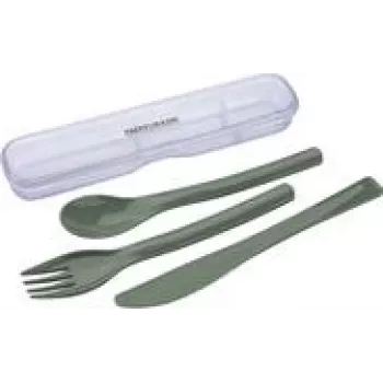 Besteckset Fackelmann 26928 3 Stück Grün Transparent Breite 200 mm