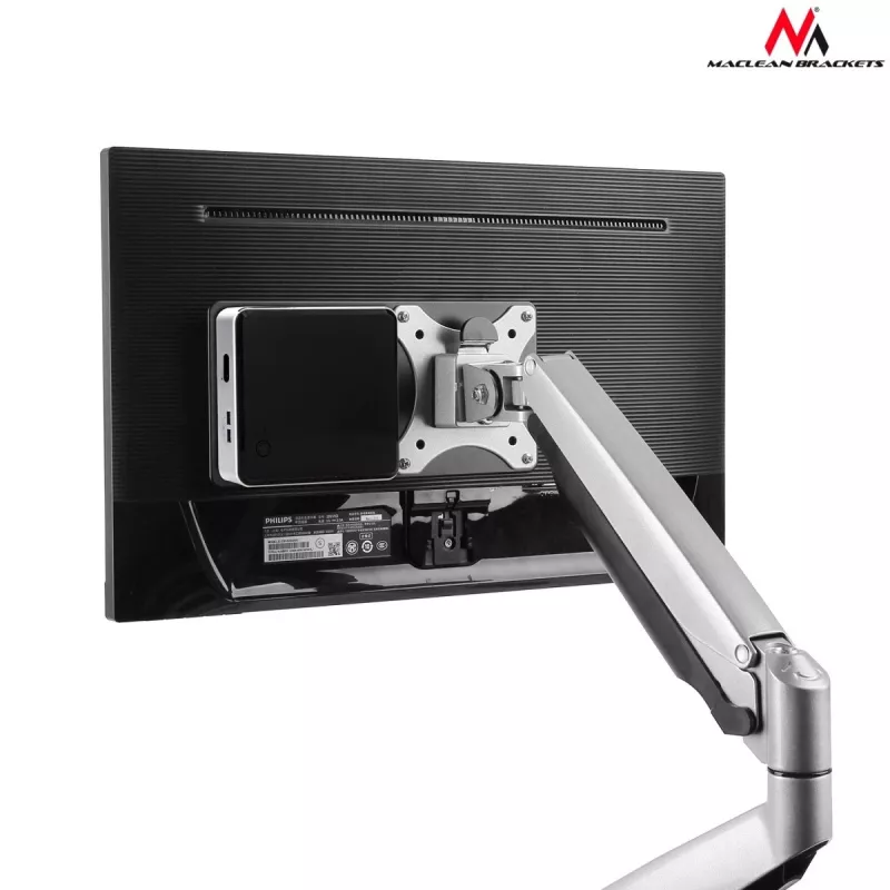 Maclean MC-721NUC Mac Mini CPU PC VESA Computer Bracket with Head Mounting