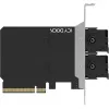 PCIe-Adapterkarte icybox MB312M4P-B — 2× M.2 NVMe auf PCIe 4.0 x8 (Bifurkation)