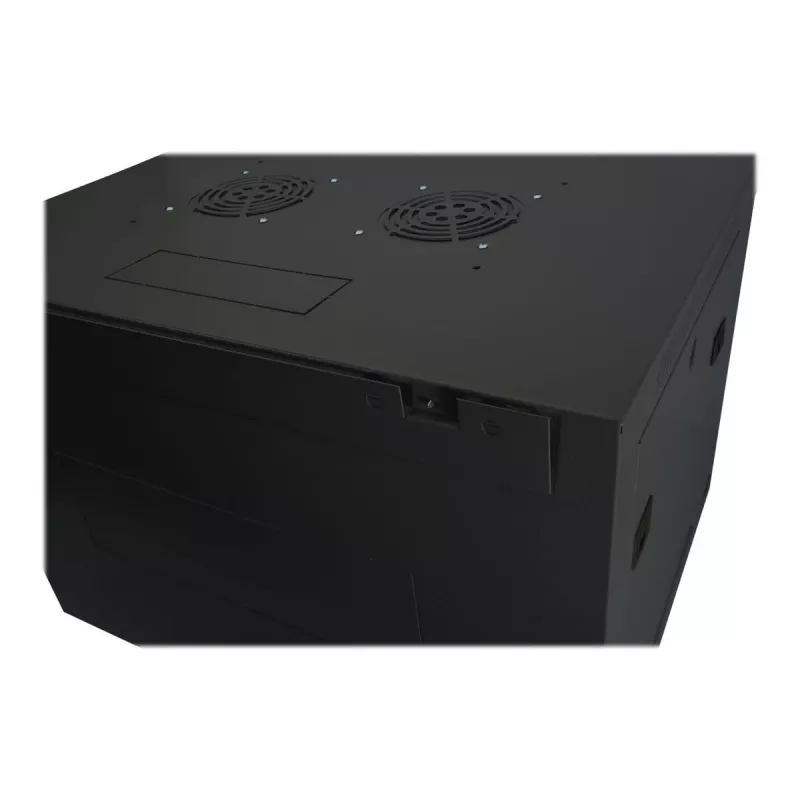 DIGITUS Dynamic Basic DN-19 16-U-EC-SW - Schrank - Netzwerkschrank - geeignet für Wandmontage - RAL 9005 - 16U - 48,3 cm (19 inch)