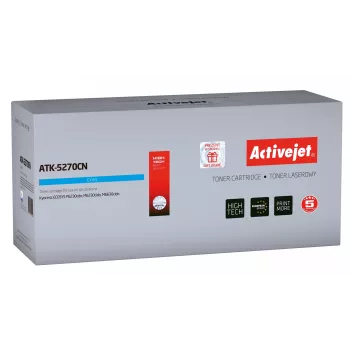 Activejet ATK-5270CN Toner (Ersatz für Kyocera TK-5270C; Supreme; 6000 Seiten; Cyan)