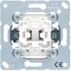 Druckschalter Jung 533 U, 1-polig (1P), metallische Ausführung, 250 V AC, 10 A