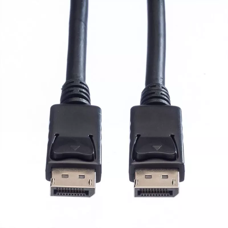 Value DisplayPort-Verbindungskabel DisplayPort-Stecker, DisplayPort-Stecker 1,50 m Schwarz 11.99.5767 Geschirmt