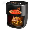 Heißluftfritteuse Cecotec Cecofry&Grill Duoheat 6500, 6,5 L, 2200 W, Touch-LCD, schwarz