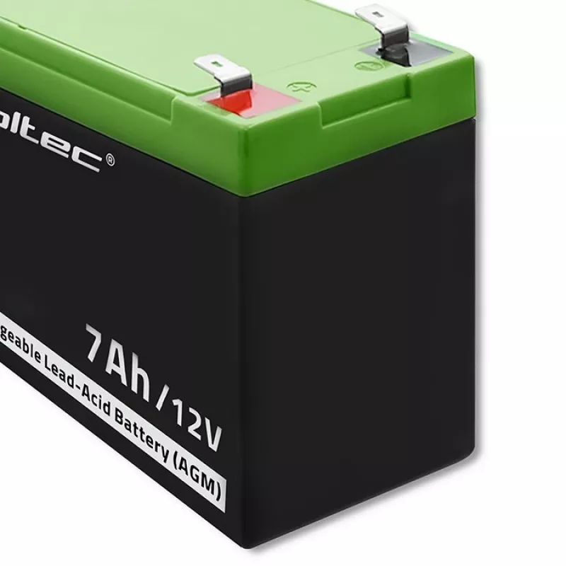 Qoltec 53076 AGM-Batterie | 12V | 7Ah | Sicherheit