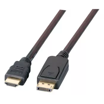 EFB-Elektronik DisplayPort/HDMI-Kabel Full HD, A-A St-St, 2 m, Schwarz Hersteller: EFB Elektronik (K5561SW.2V2)
