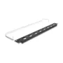DeLOCK 67059 19-Zoll D-Type Patchpanel mit Zugentlastung, 8-Port, 1HE, schwarz