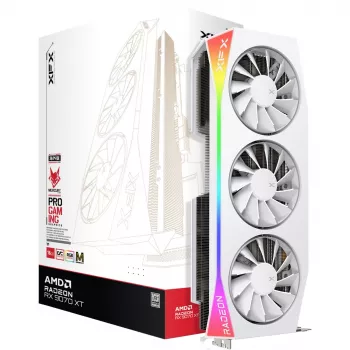 XFX Mercury Radeon RX 9070 XT OC Magnetic Air Edition AMD 16 GB GDDR6 Weiß