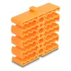 Kabelhalter DeLOCK 66255 orange 24 Kabeleinführungen