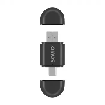 Drahtloser Audio-Transmitter Savio TR-17 Bluetooth USB 10 m Schwarz
