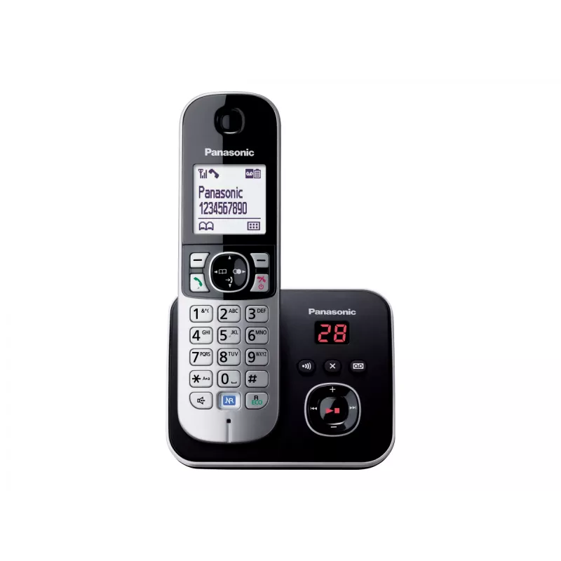 DECT-Telefon Panasonic KX-TG6821GB Schwarz