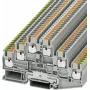Phoenix Contact Push-In-Dreistockklemme PT PT 2,5-PE/L/L Grau Inhalt: 1 Stück (3210541)