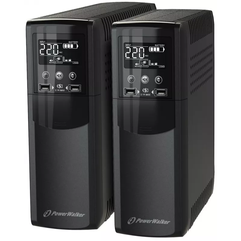 PowerWalker VI 800 CSW IEC unterbrechungsfreie Stromversorgung (USV) Line-Interactive 0,8 kVA 480 W 8 AC-Ausgänge