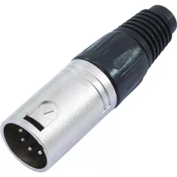5-Pin XLR-Steckverbinder Omnitronic 30208420 — Audio-Steckverbinder (männlich/weiblich) für symmetrische Signale