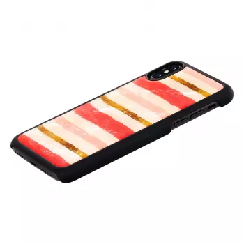 Smartphone-Hülle iKins für iPhone XS / iPhone XS Max Short Cake Schwarz Schutzhülle