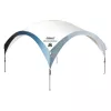 FastPitch Event Shelter XL, Pavillon Silber/Dunkelblau, 4,5 x 4,5 Meter