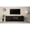 RTV GRANERO 200x56.7x35 schwarz/schwarz glänzend Schrank