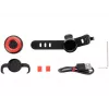 Rockbros Q5 schwarzes Rücklicht für Fahrräder mit intelligentem STOP-System