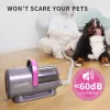 PETKIT DT5-EU Staubsauger und Haarschneider für Katzen und Hunde, schwarz/lila
